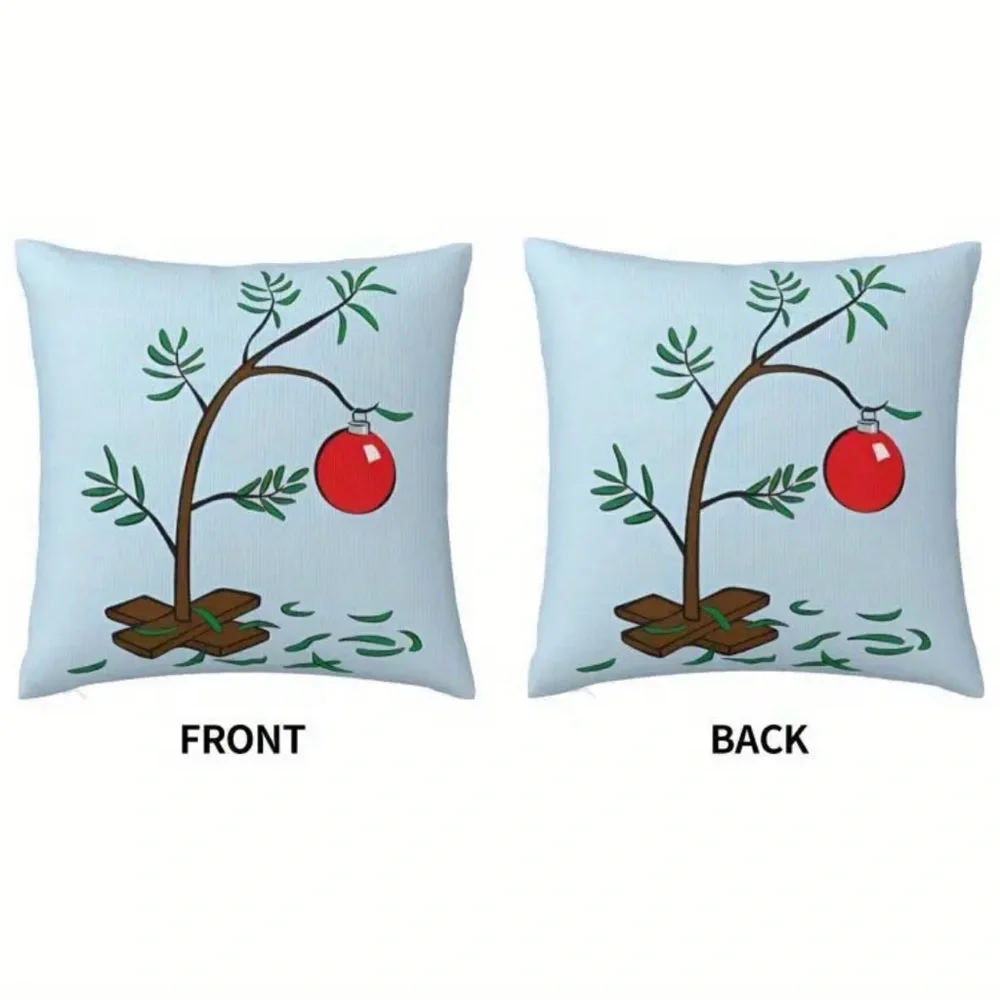 Charlie Brown Christmas Tree Pillow Cover, NWT